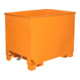 Bauer Südlohn Bac à copeaux CS 80, peint, orange jaune-1