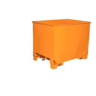 Bauer Südlohn Bac à copeaux CS 80, peint, orange jaune