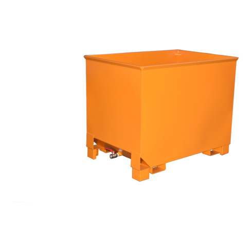 Bauer Südlohn Bac à copeaux CS 80, peint, orange jaune