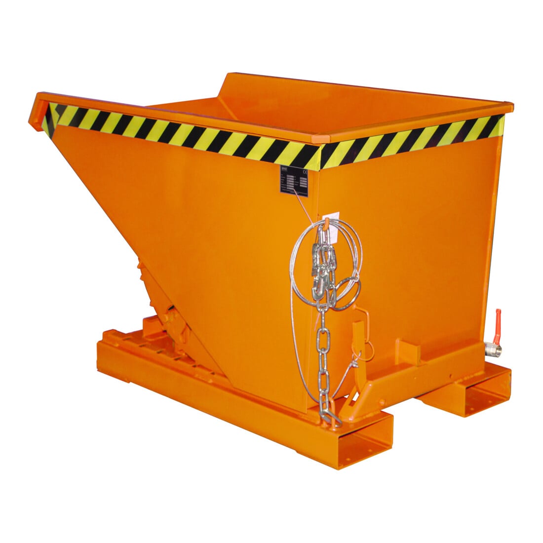 Bauer Südlohn Bac à copeaux EXPO-E 300, peint, orange jaune
