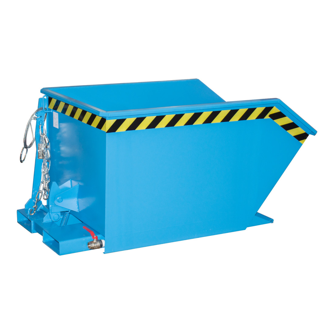 Bauer Südlohn Bac à copeaux GU-E 500, peint, bleu clair