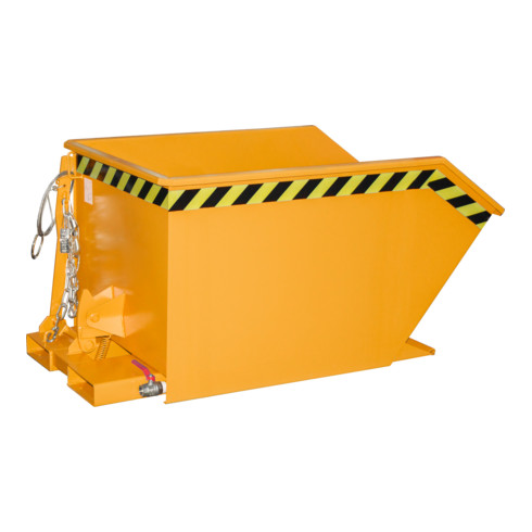 Bauer Südlohn Bac à copeaux GU-E 500, peint, orange jaune