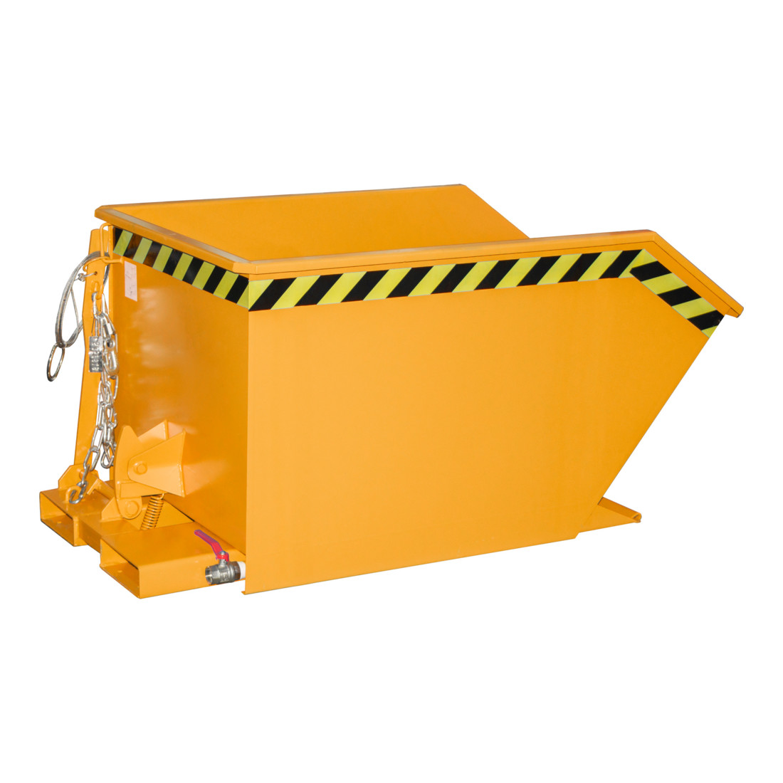 Bauer Südlohn Bac à copeaux GU-E 500, peint, orange jaune