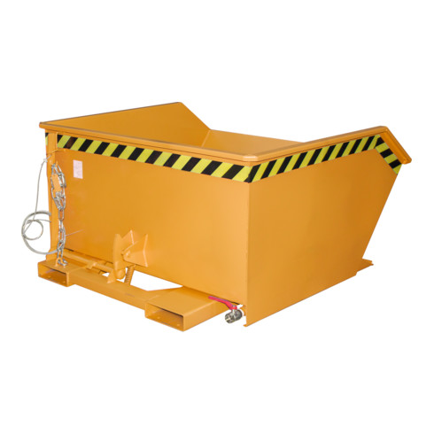 Bauer Südlohn Bac à copeaux GU-E 750, peint, orange jaune