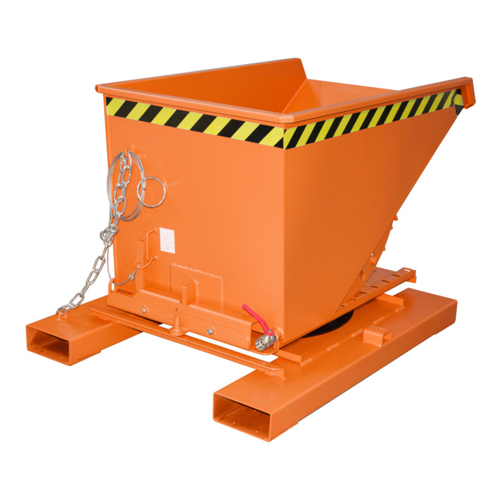 Bauer Südlohn Bac à copeaux S3S 300, peint, orange jaune