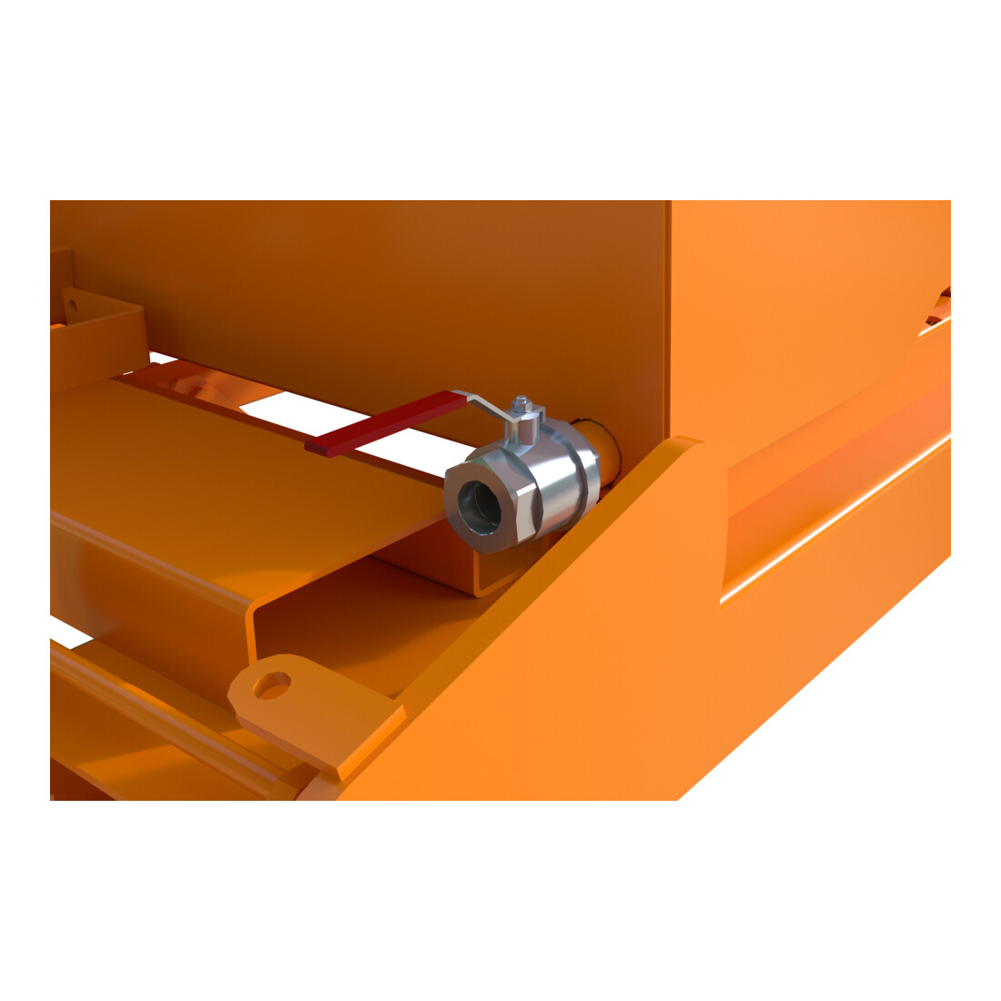 Bauer Südlohn conteneur à copeaux S4A 1200, laqué, gris souris