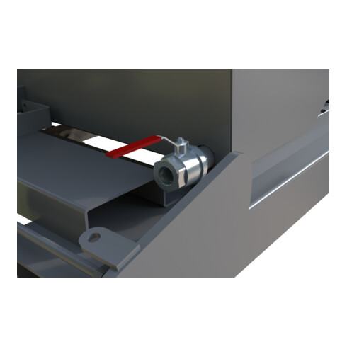 Bauer Südlohn conteneur à copeaux S4A 600, laqué, gris souris