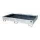 Bauer Südlohn Bac à étagère avec insert PE RW 2200-2 PE, galvanisé à chaud-1