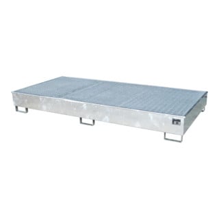 Bauer Südlohn Bac à étagère avec insert PE RW-GR 2700-2 PE, galvanisé à chaud