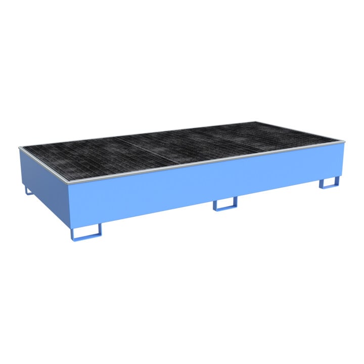 Bauer Südlohn Bac à étagère avec insert PE RW-GR 2700-3 PE, peint, bleu clair