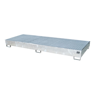 Bauer Südlohn Bac à étagère avec insert PE RW-GR 3300-2 PE, galvanisé à chaud