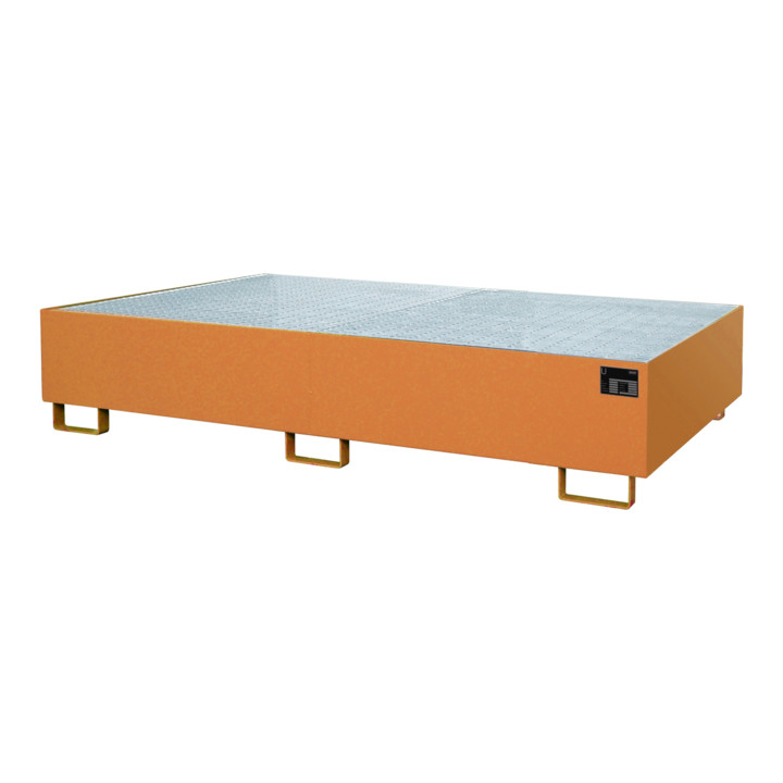 Bauer Südlohn Bac à étagère RW-GR 2700-2, peint, orange jaune