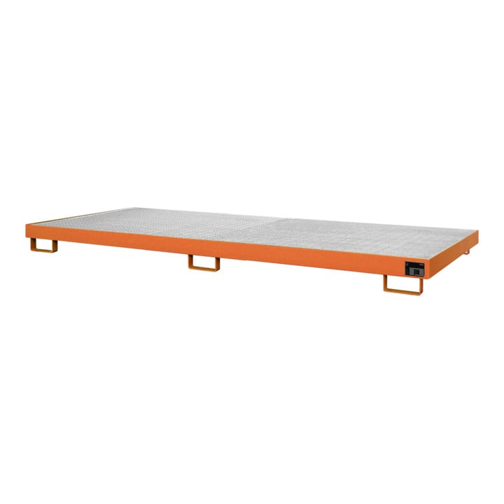 Bauer Südlohn Bac à étagère RW-GR 3300-1, peint, orange jaune