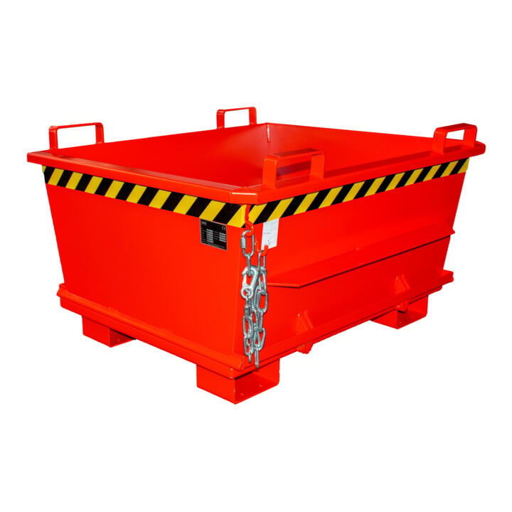 Bauer Südlohn Bac à fond pliant BKB 500, peint, rouge feu