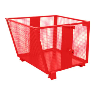 Bauer Südlohn conteneur en treillis BSK-G 90, peint, gris souris