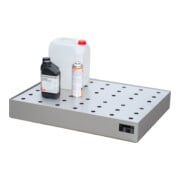 Bauer Südlohn Bac à petits contenants pour palettes KGW-P 2/M V4A, acier inoxydable 1.4571-3