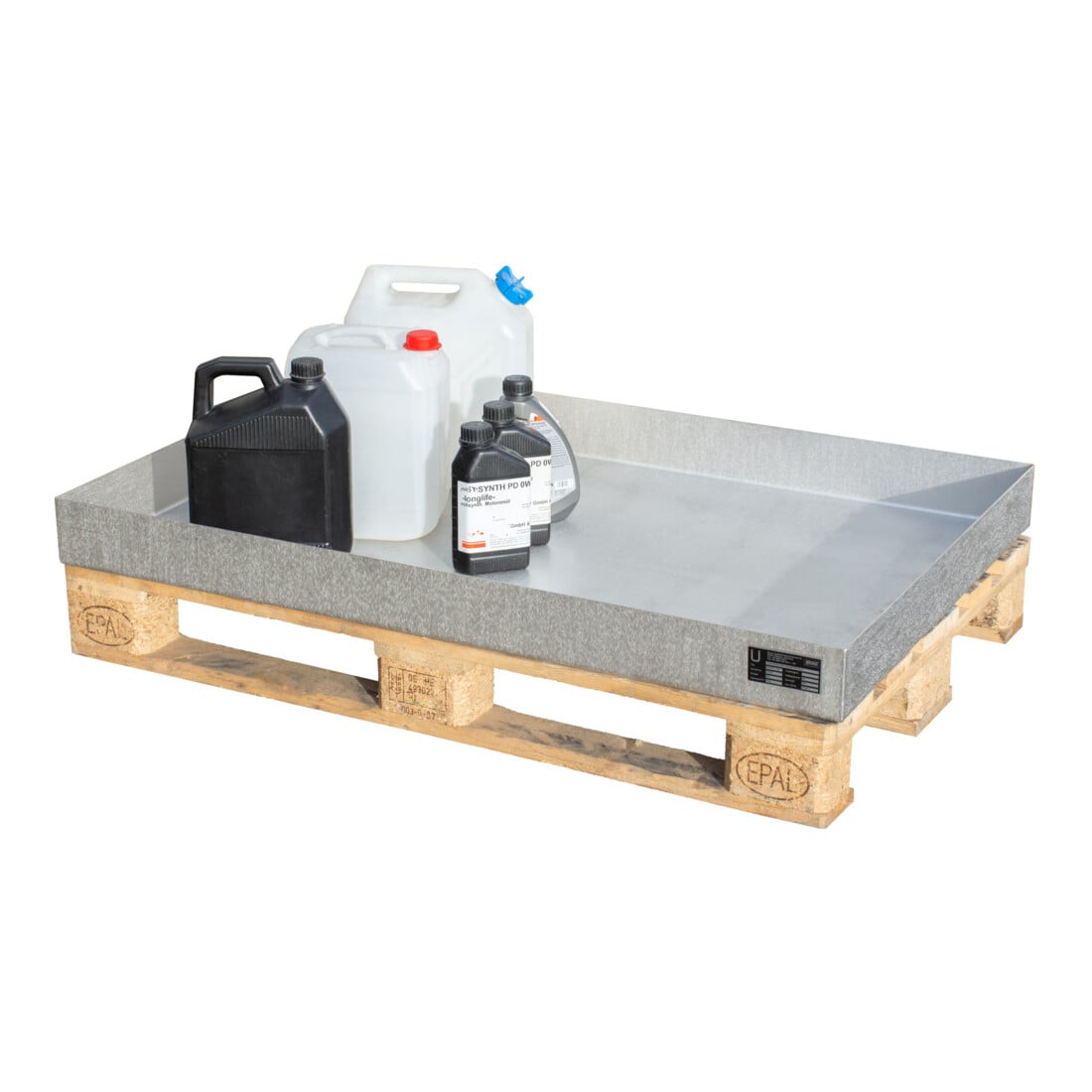 Bauer Südlohn Bac à petits contenants pour palettes KGW-P 3, acier inoxydable 1.4571