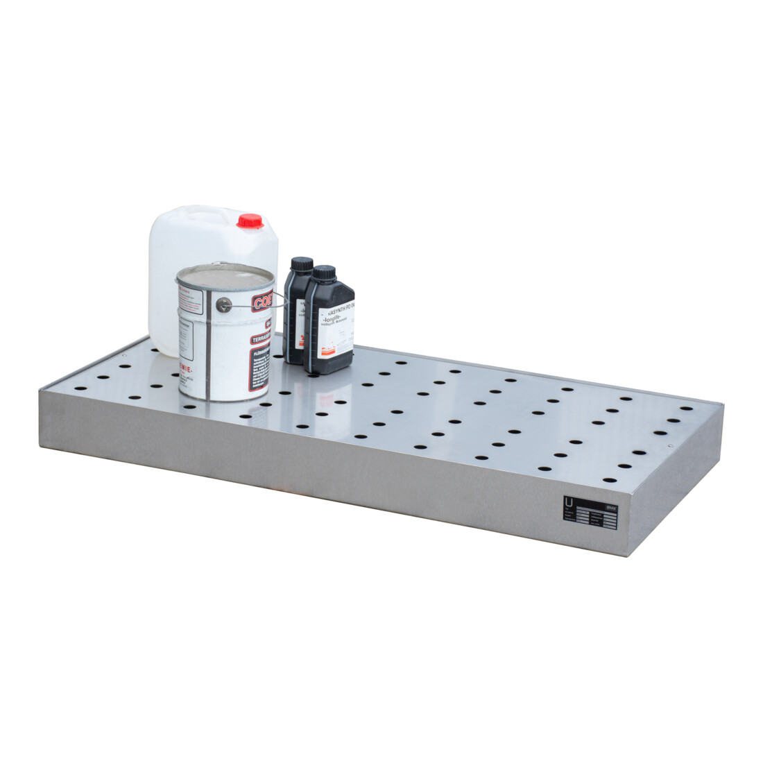 Bauer Südlohn Bac à petits contenants pour palettes KGW-P 3/M V4A, acier inoxydable 1.4571