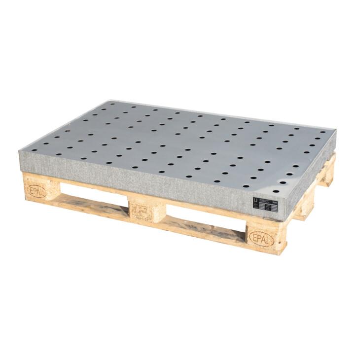 Bauer Südlohn Bac à petits contenants pour palettes KGW-P 3/M V4A, acier inoxydable 1.4571