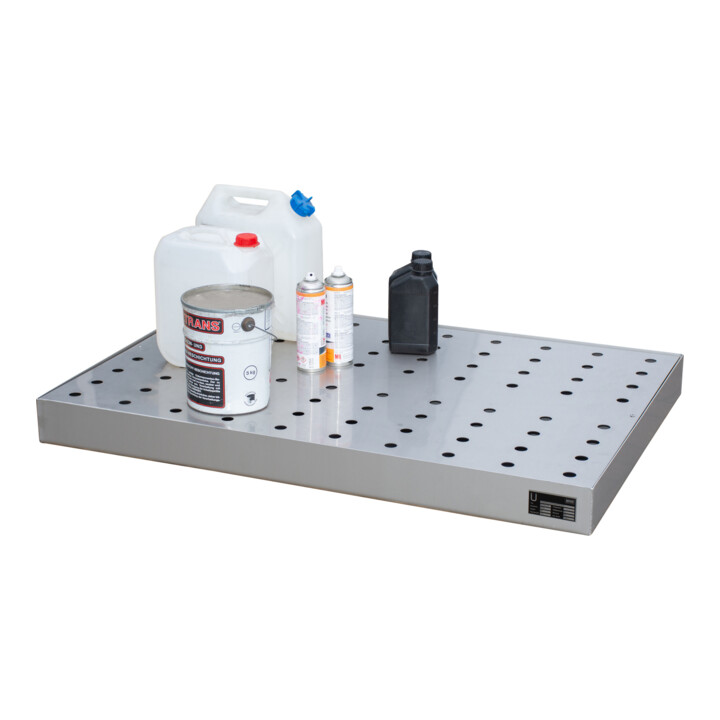 Bauer Südlohn Bac à petits contenants pour palettes KGW-P 4/M V4A, acier inoxydable 1.4571