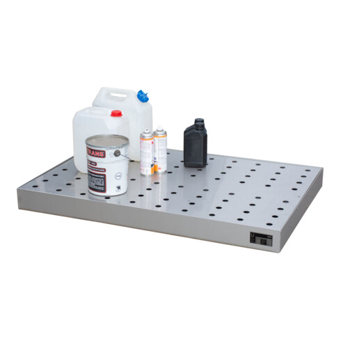 Bauer Südlohn Bac à petits contenants pour palettes KGW-P 4/M V4A, acier inoxydable 1.4571