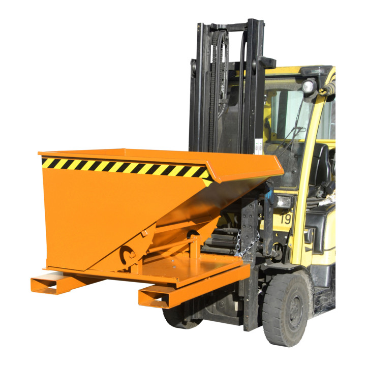 Bauer Südlohn Bac basculant 3S 600, laqué, orange jaune
