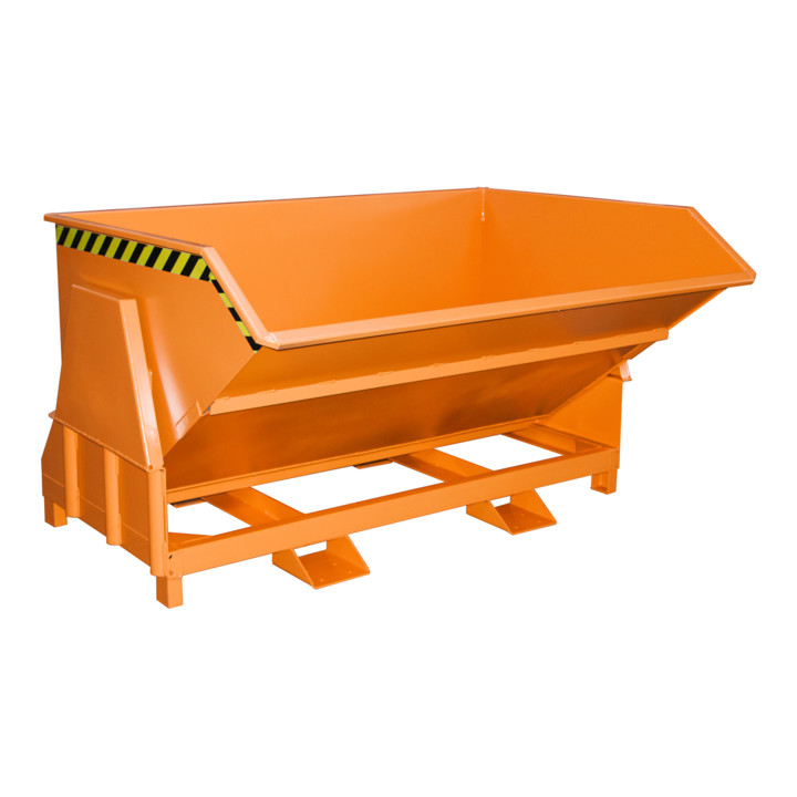 Bauer Südlohn Bac basculant BK 150, peint, orange jaune