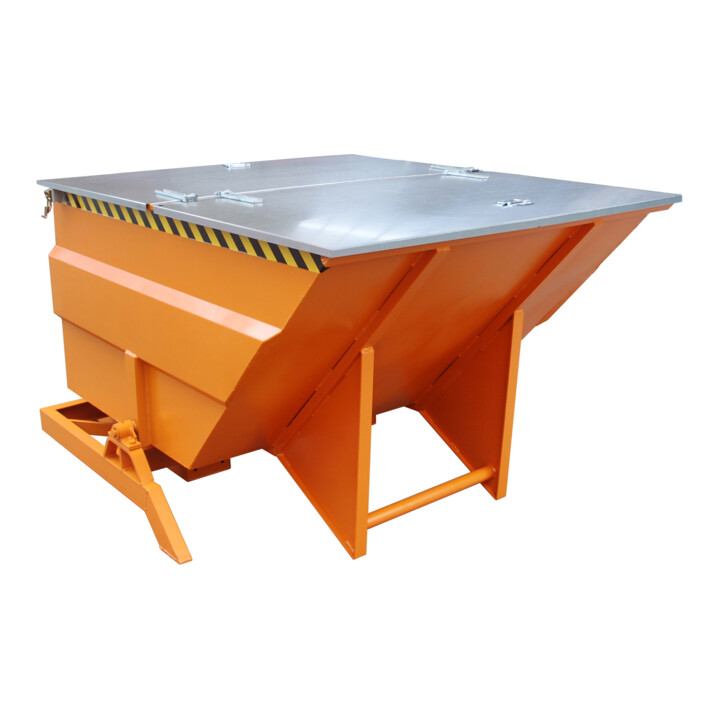 Bauer Südlohn Bac basculant BKC 200, peint, orange jaune