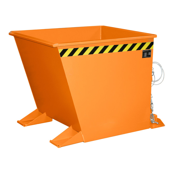 Bauer Südlohn Bac basculant GU-RZ 55, peint, orange jaune