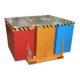 Bauer Südlohn Bac basculant TRIO, peint, orange jaune