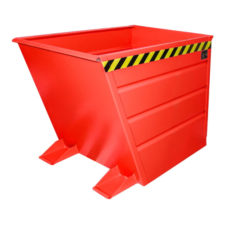 Bauer Südlohn Bac basculant VG 700, peint, rouge feu