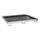 Bauer Südlohn Bac de rangement avec insert PE RW 1800 PE, galvanisé à chaud-1