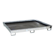 Bauer Südlohn Bac de rangement avec insert PE RW 1800 PE, galvanisé à chaud