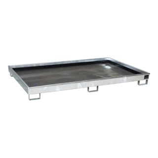 Bauer Südlohn Bac de rangement avec insert PE RW 2200-1 PE, galvanisé à chaud