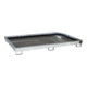 Bauer Südlohn Bac de rangement avec insert PE RW 2200-1 PE, galvanisé à chaud-1