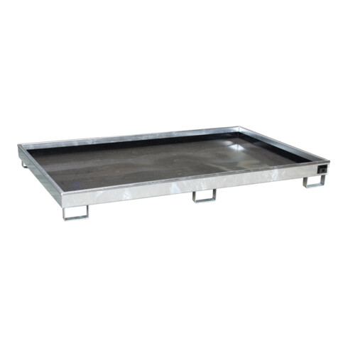 Bauer Südlohn Bac de rangement avec insert PE RW 2200-1 PE, galvanisé à chaud