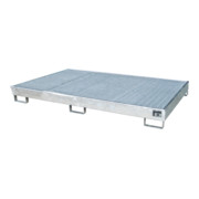 Bauer Südlohn Bac de rangement avec insert PE RW-GR 2200-1 PE, galvanisé à chaud