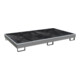 Bauer Südlohn Bac de rangement avec insert PE RW-GR 2200-1 PE, peint, gris souris