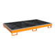 Bauer Südlohn Bac de rangement avec insert PE RW-GR 2200-1 PE, peint, orange jaune