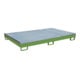 Bauer Südlohn Bac de rangement avec insert PE RW-GR 2200-1 PE, peint, vert réséda