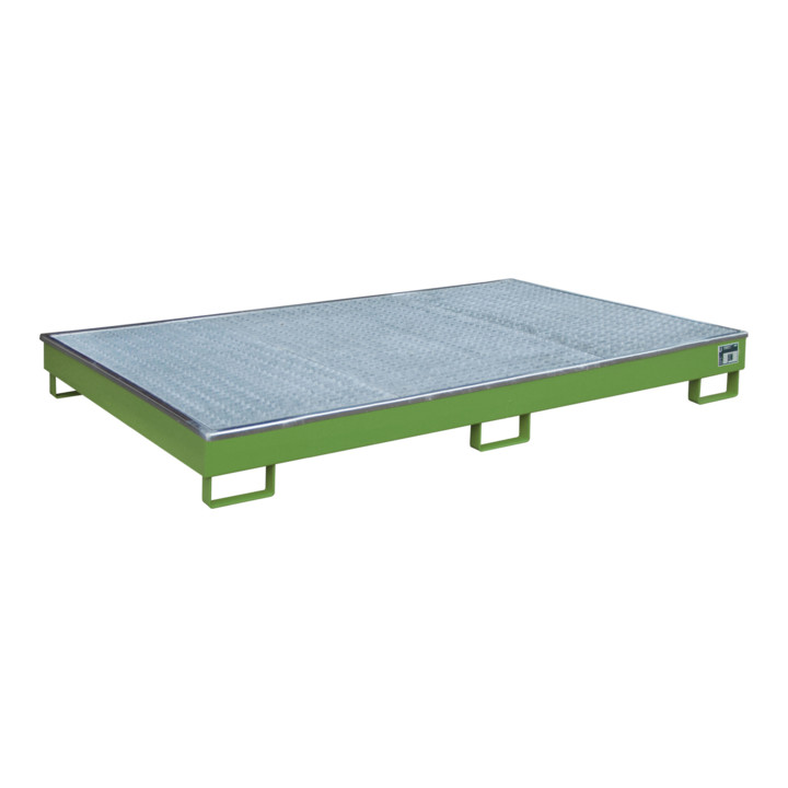 Bauer Südlohn Bac de rangement avec insert PE RW-GR 2200-1 PE, peint, vert réséda