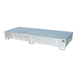 Bauer Südlohn Bac de rangement avec insert PE RW-GR 3300-3 PE, galvanisé à chaud