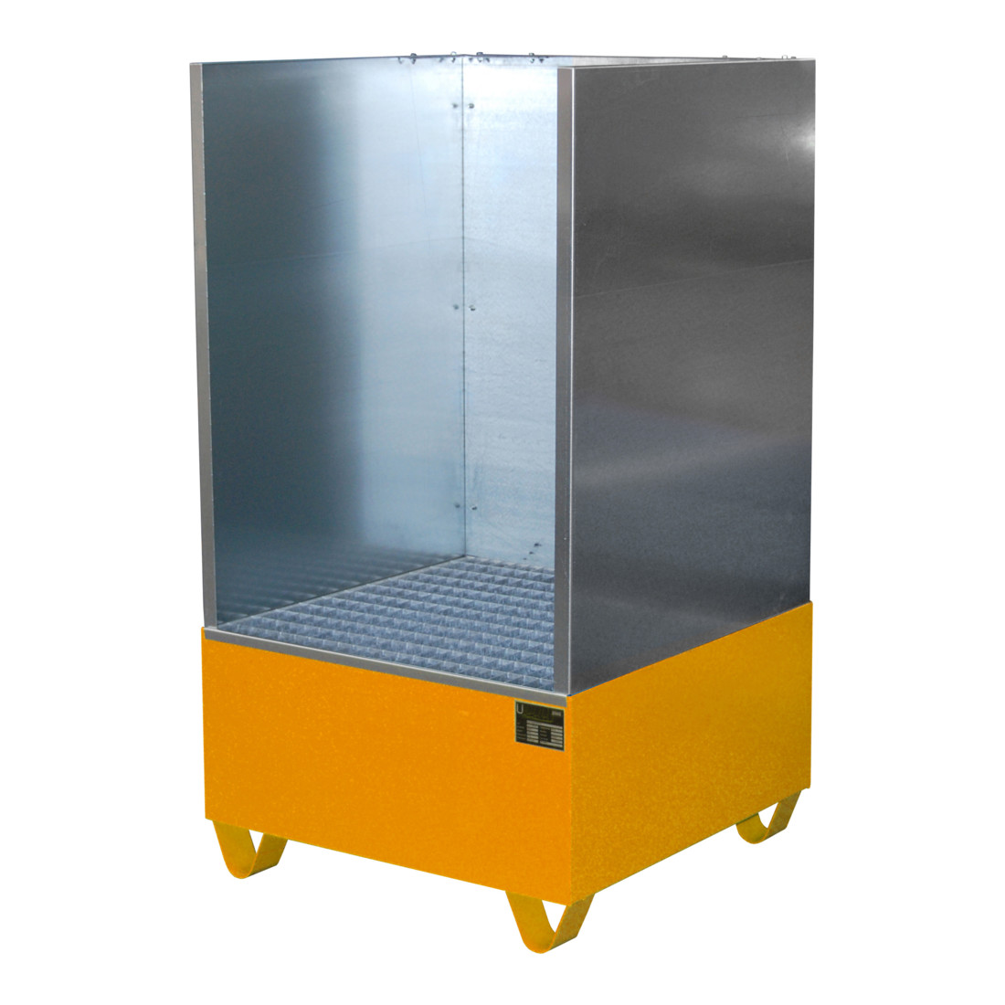 Bauer Südlohn Bac de récupération 2002/SW, laqué, orange jaune