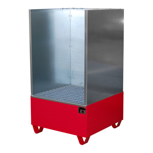 Bauer Südlohn Bac de récupération 2002/SW, peint, rouge feu