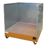 Bauer Südlohn Bac de récupération 2032/SW, peint, orange jaune