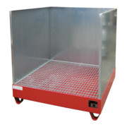 Bauer Südlohn Bac de récupération 2032/SW, peint, rouge feu