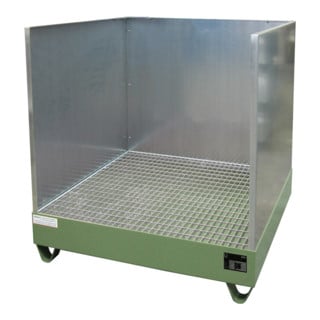 Bauer Südlohn Bac de récupération 2032/SW, peint, vert réséda
