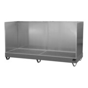 Bauer Südlohn Bac de récupération 2042/SW, laqué, gris souris