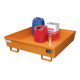 Bauer Südlohn Bac de récupération AO-4/A, peint, orange jaune