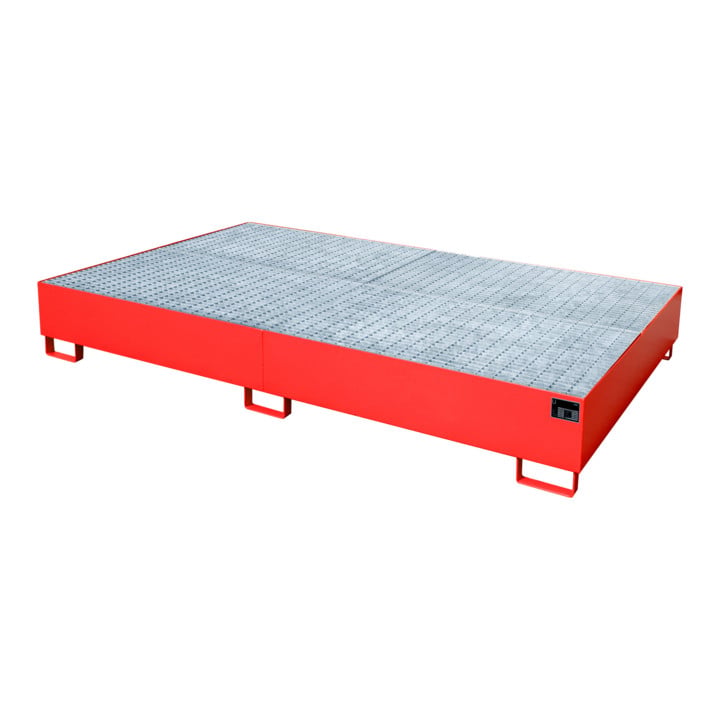 Bauer Südlohn Bac de récupération AW 1000-10F, peint, rouge feu